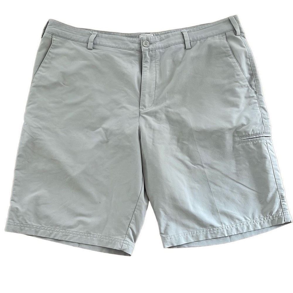Adidas‎ Mens Flat Front Climalite Golf Shorts Gray Size 38